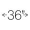 36" 36"