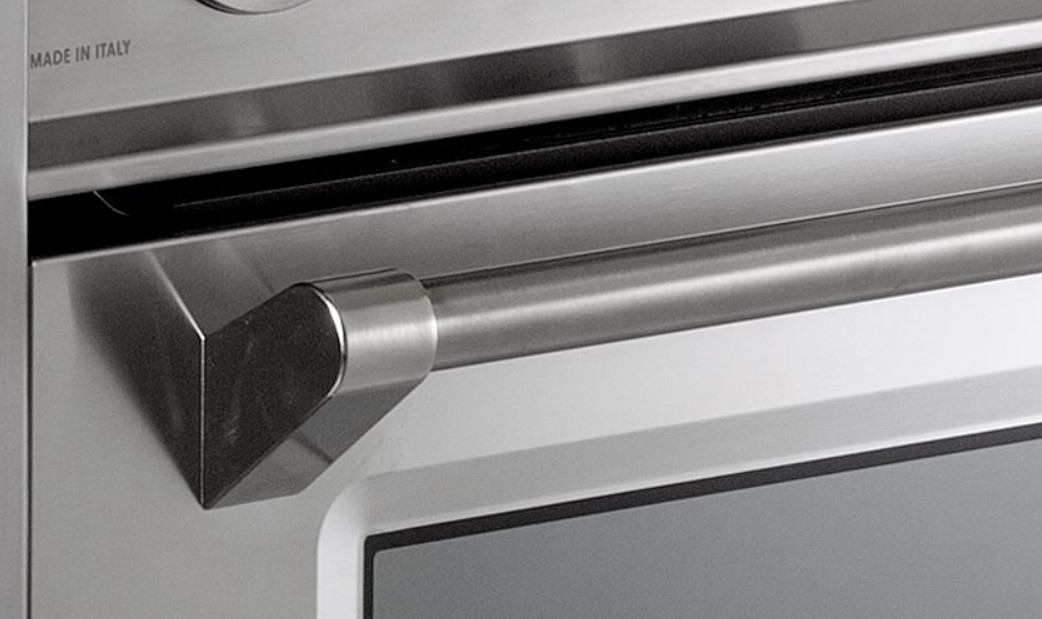 Angled Stainless Handle