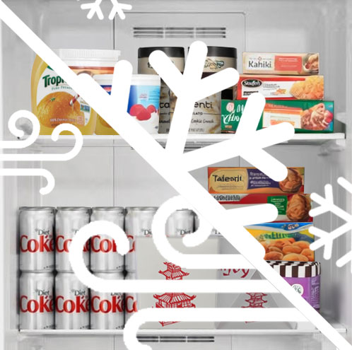 Convertible Refrigerator/Freezer Temperature Settings