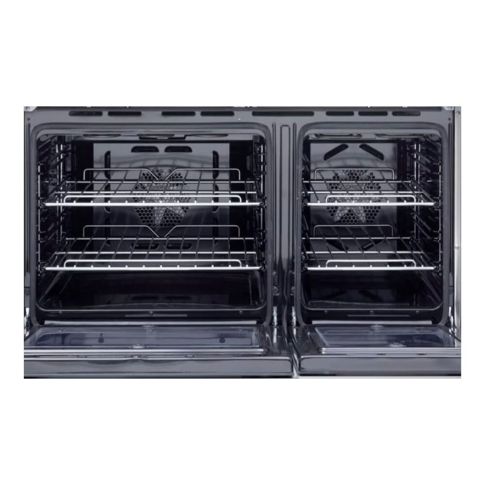 Verona VPFSEE365D 36 inch Prestige Series Freestanding Double Oven Electric Range with 5 Elements, 3.5 cu. ft. Total Oven Capacity and European Convection