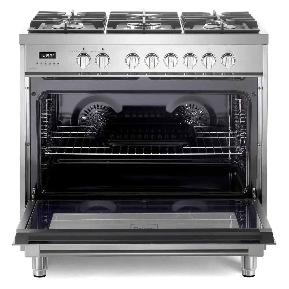 Verona VPRFSGE365SS oven door opened