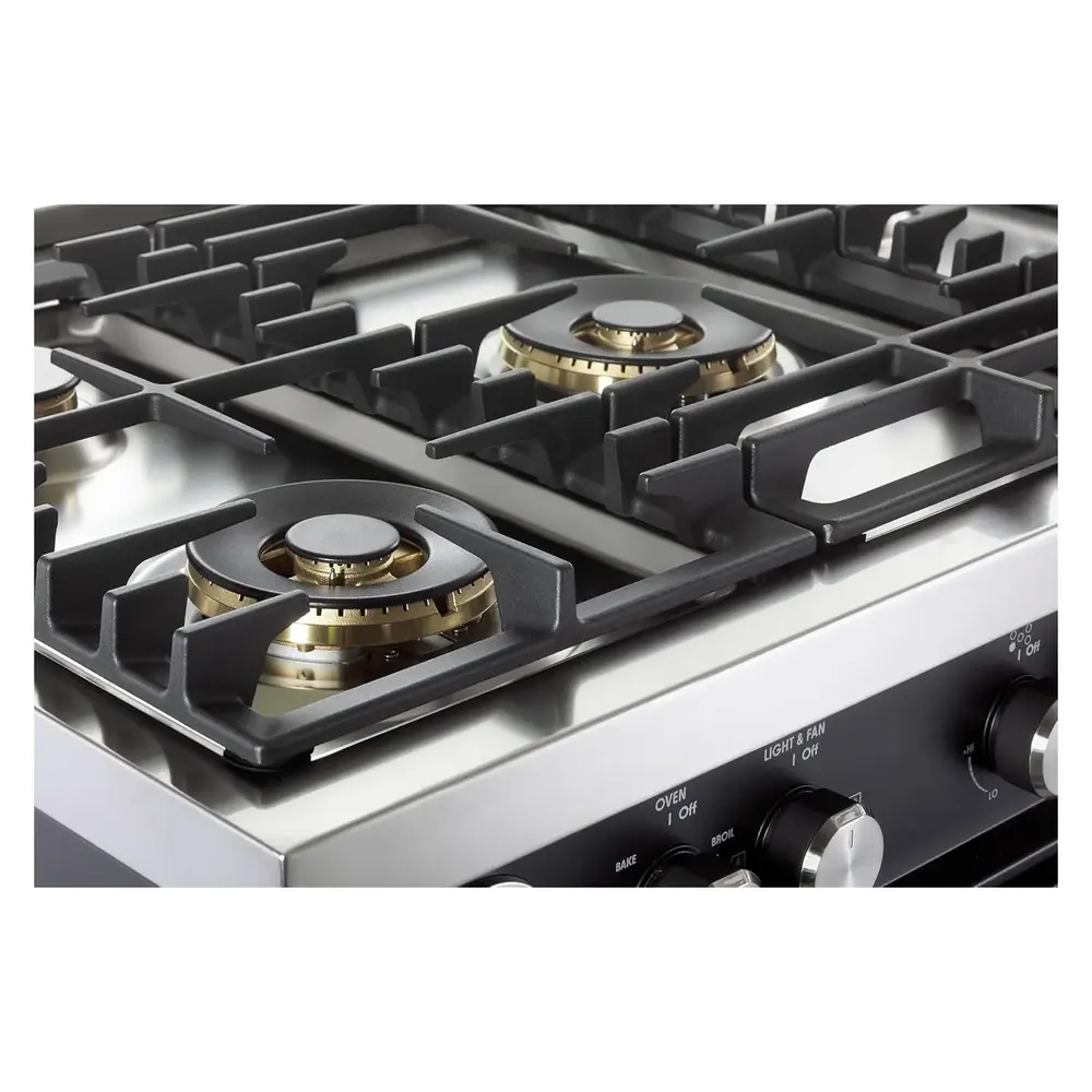 VUFSGG365E close up on burners