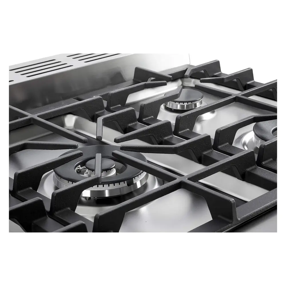 Verona VPFSGG365DDE close up on the burners