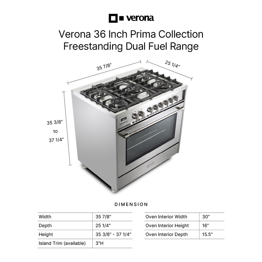 Verona VPRFSGE365SS infographic