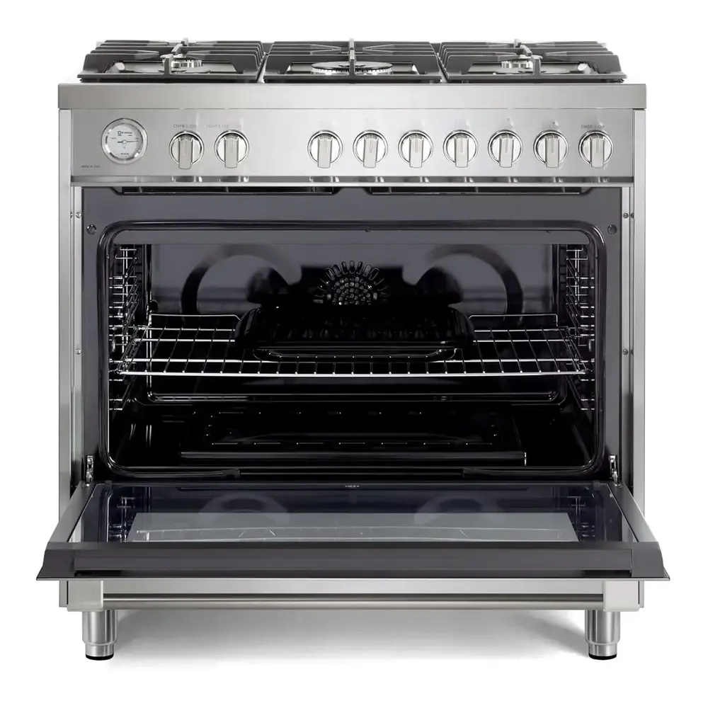 Verona VPRFSGG365SS-oven door opened