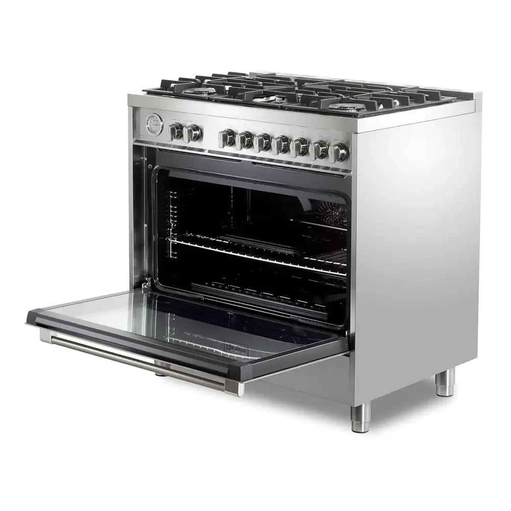 Verona VPRFSGG365SS-right angle door opened