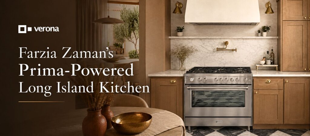Verona VPRFSGG365SS 36-inch Prima gas range in stainless steel 