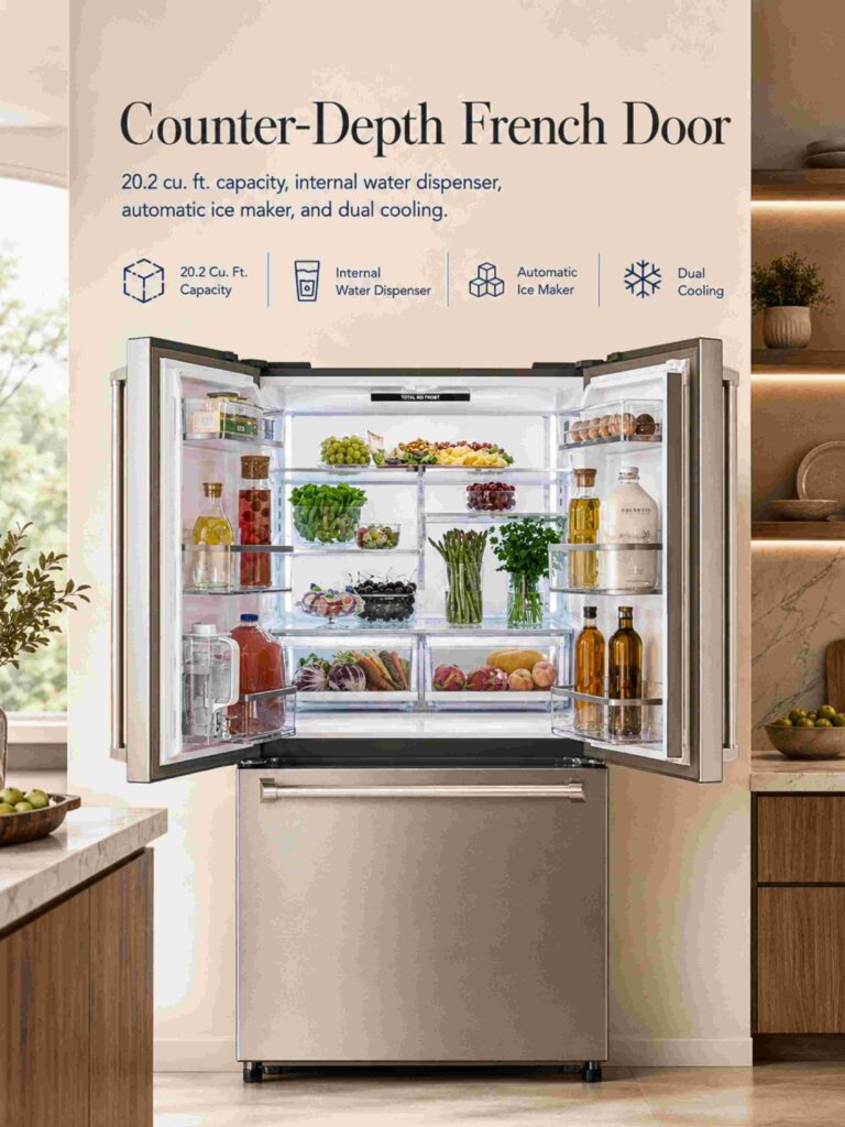 Counter Depth French Door Verona Refrigerator
