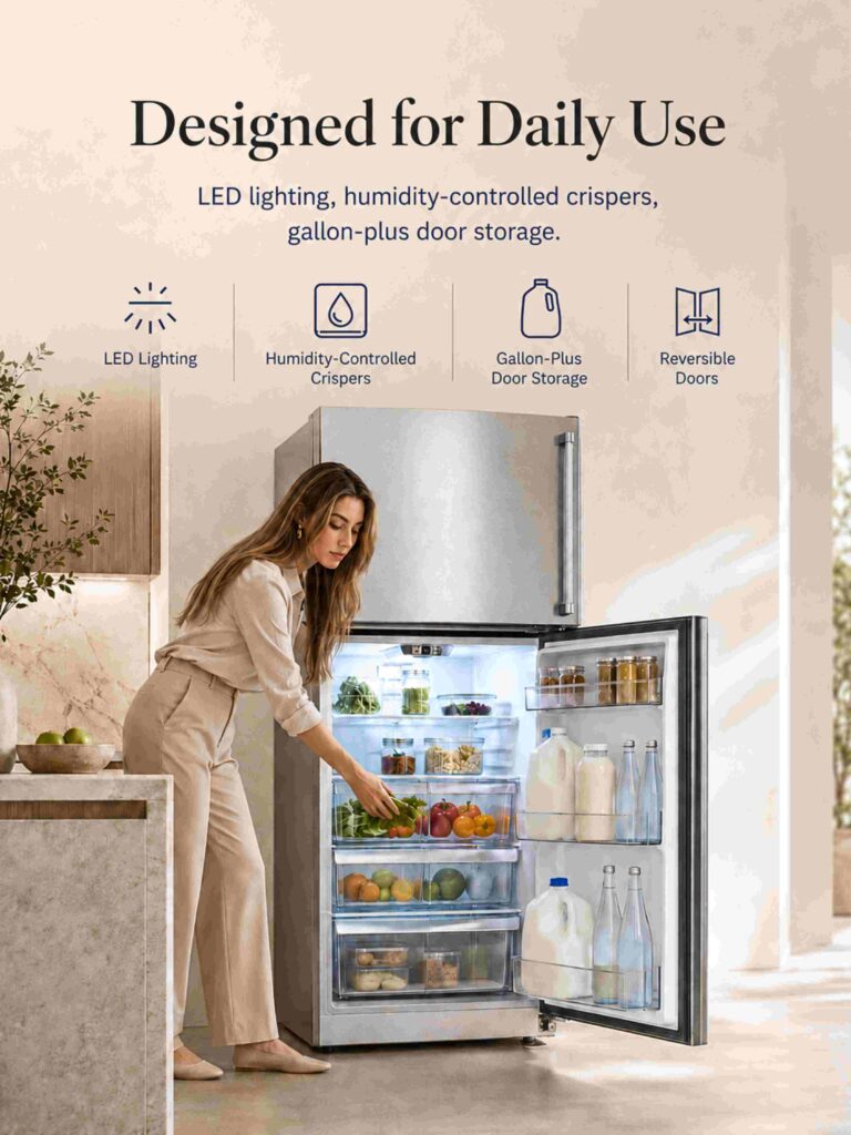 Verona Refrigerator Designed for Daily use
