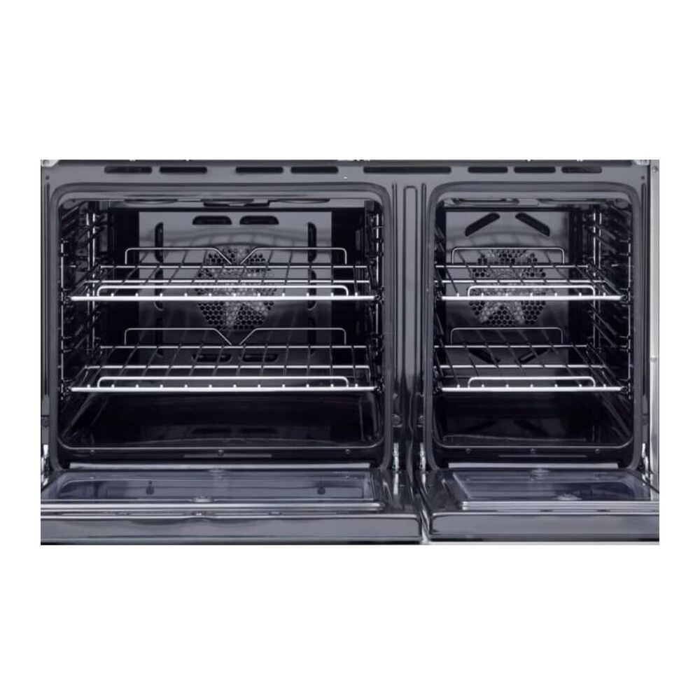 Verona VPFSEE365D 36 inch Prestige Series Freestanding Double Oven Electric Range with 5 Elements, 3.5 cu. ft. Total Oven Capacity and European Convection