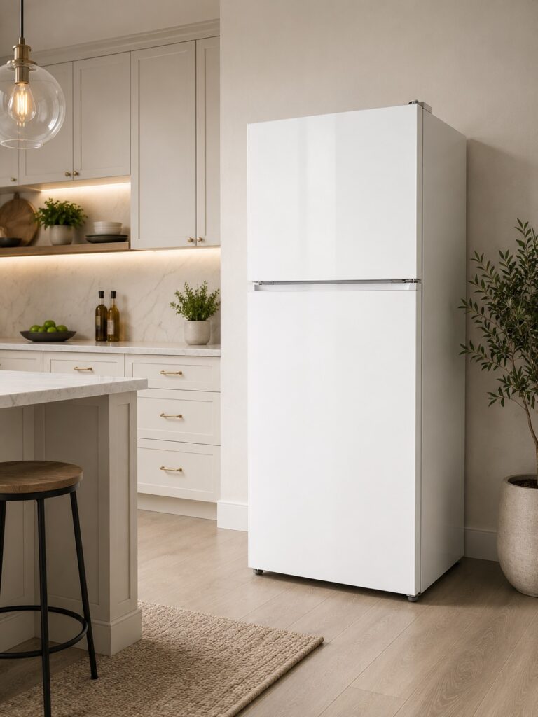 Verona VEFTF3324RBK white refrigerator