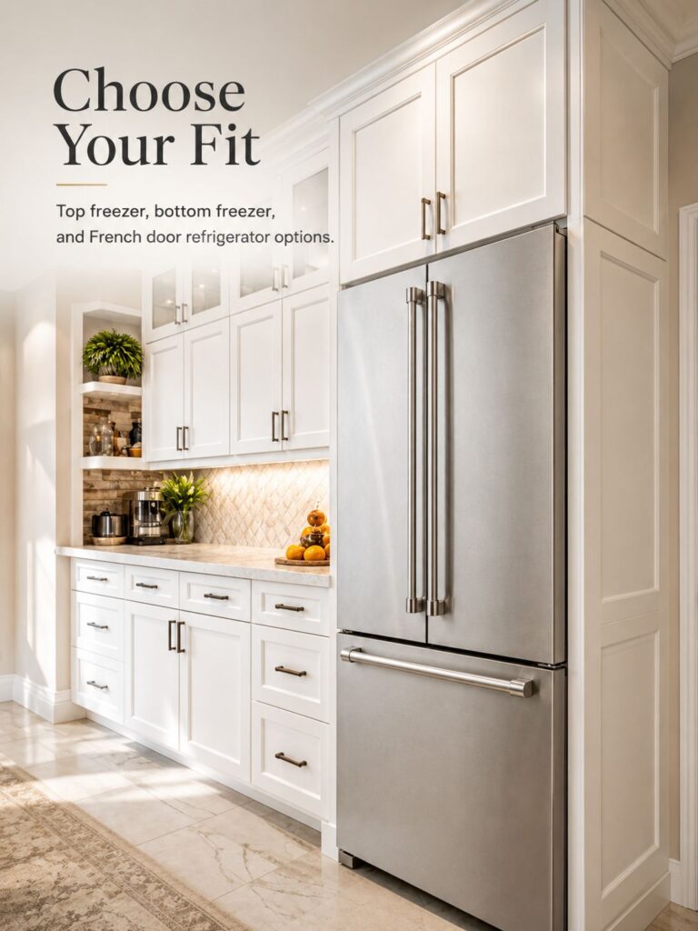 Choose your Verona French Door Refrigerator