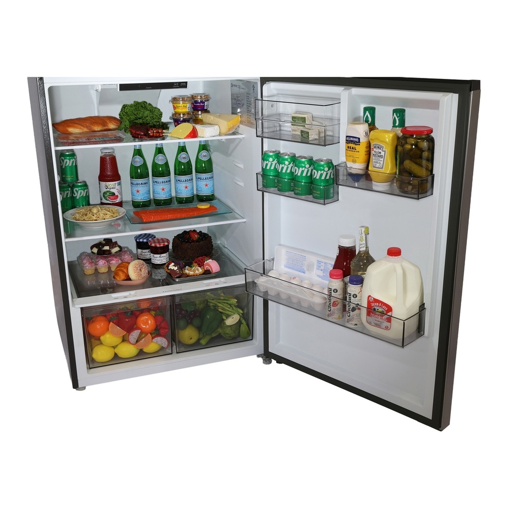 Verona VEFTF3021R 30 inch Top Freezer Refrigerator with 21 cu. ft. Total Capacity, Reversible Doors, Recessed Handle, Energy Star