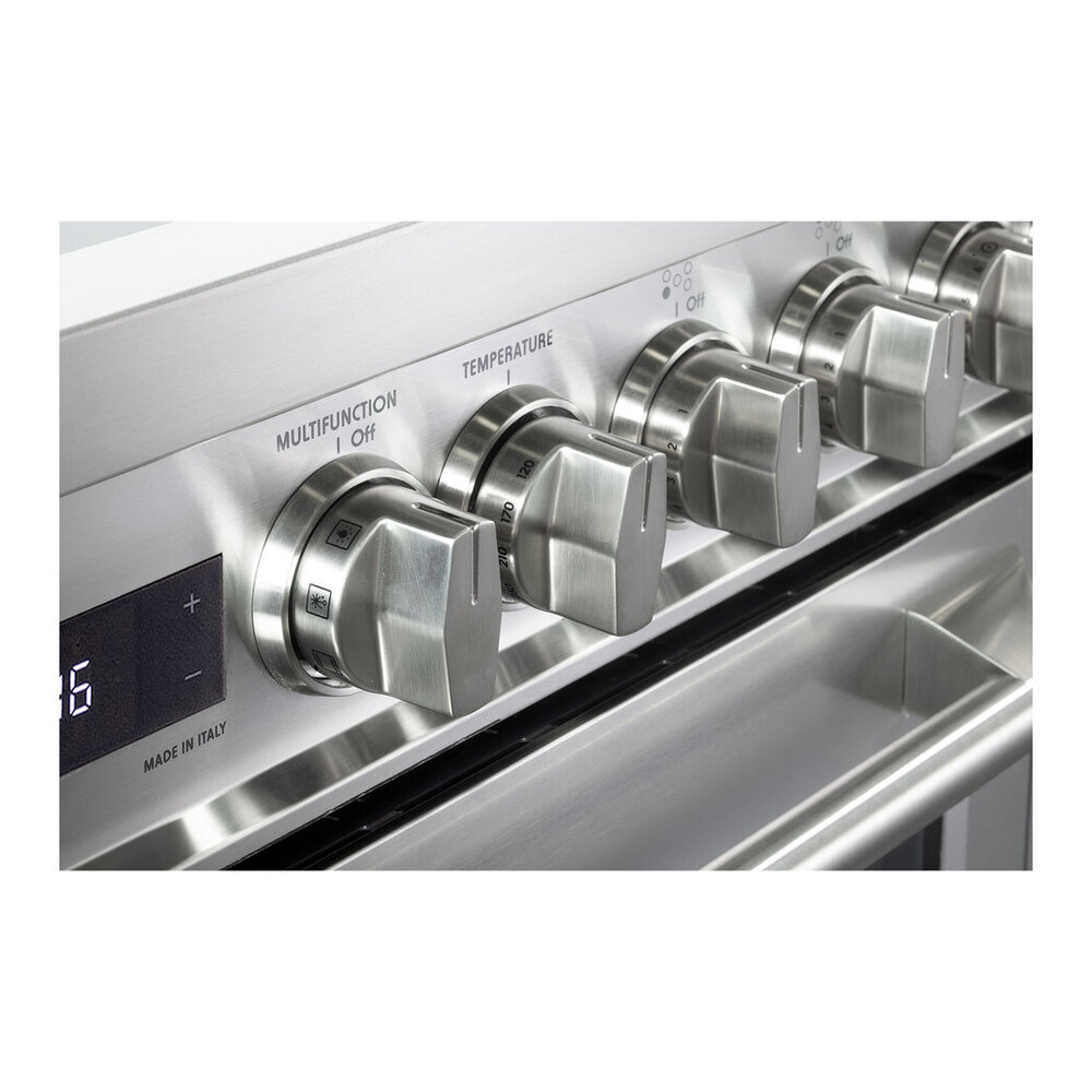 Verona VUFSEE365D 36 inch Ultima Double Oven Electric Range with 5 Radiant Elements, 4.1 cu. ft. Total Oven Capacity