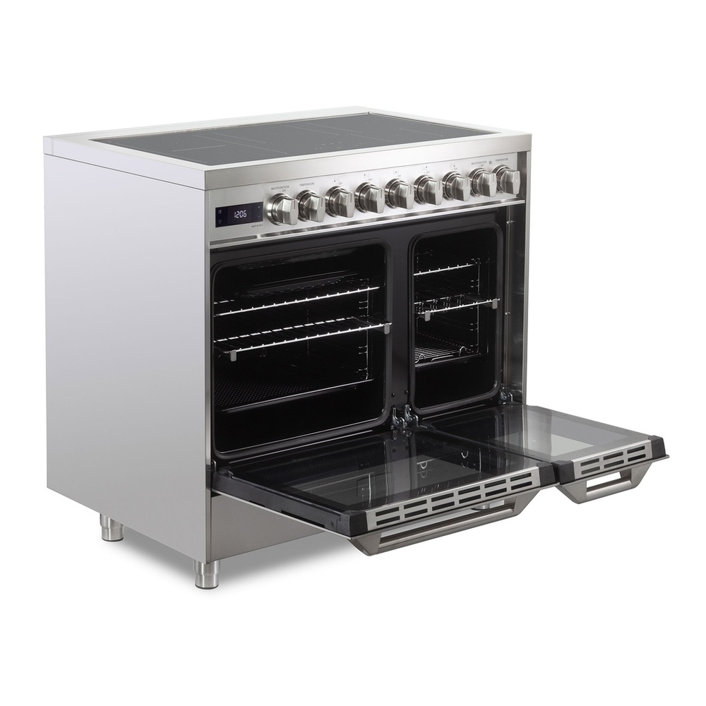 Verona VUFSIE365D 36 inch Ultima Collection Double Oven Induction Range with 5 Elements, 4.1 cu. ft. Oven Total Capacity
